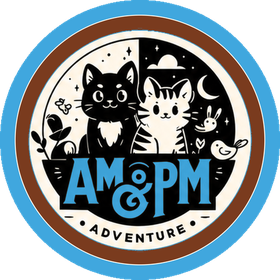 問問貓 AM&PM LOGO