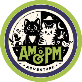 問問貓 AM&PM LOGO
